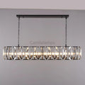 Harlow Multi Crystal Rectangular Chandelier - Camilalamps - CA0221