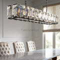 Harlow Multi Crystal Rectangular Chandelier - Camilalamps - Ca0221
