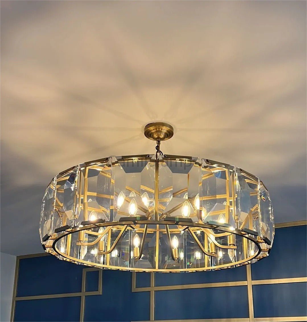 Harlow Multicurve Crystal Round Chandelier - Camilalamps - Ca0209
