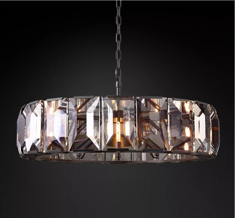 Harlow Multicurve Crystal Round Chandelier - Camilalamps - CA0216
