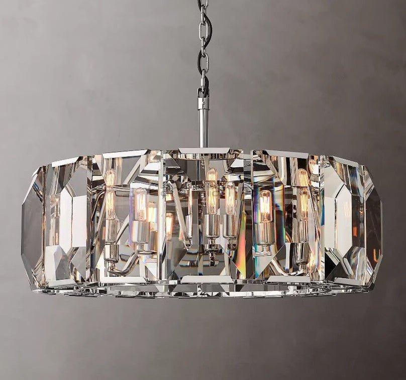 Harlow Multicurve Crystal Round Chandelier - Camilalamps - Ca0214