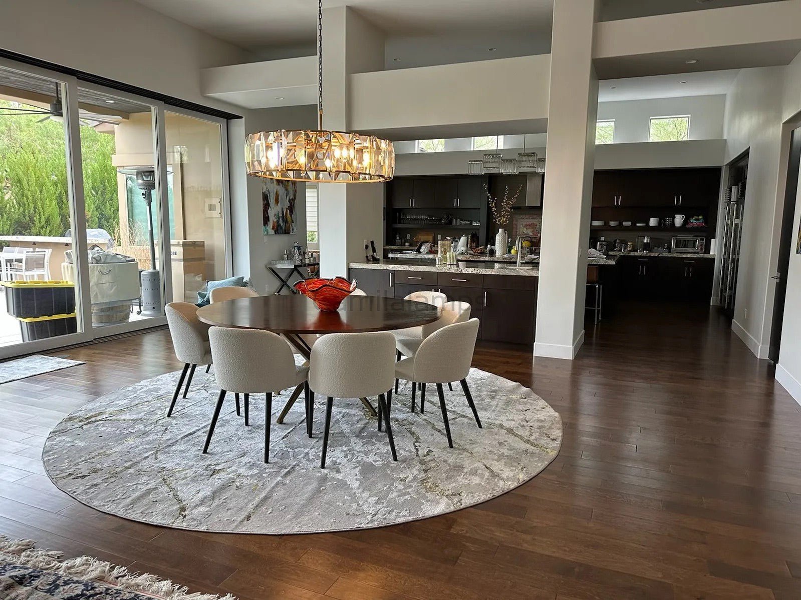 Harlow Multicurve Crystal Round Chandelier - Camilalamps - Ca0209