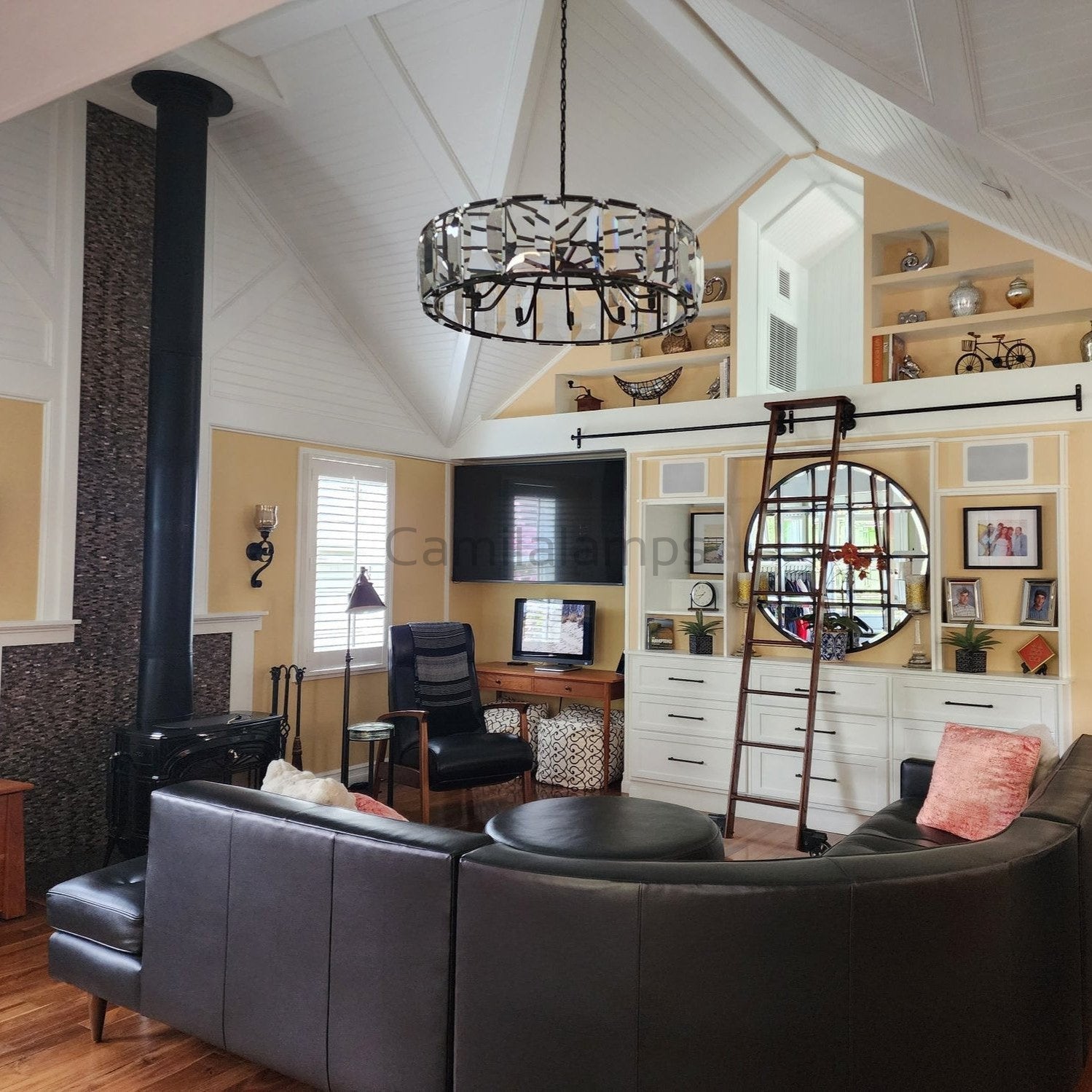 Harlow Multicurve Crystal Round Chandelier - Camilalamps - CA0209