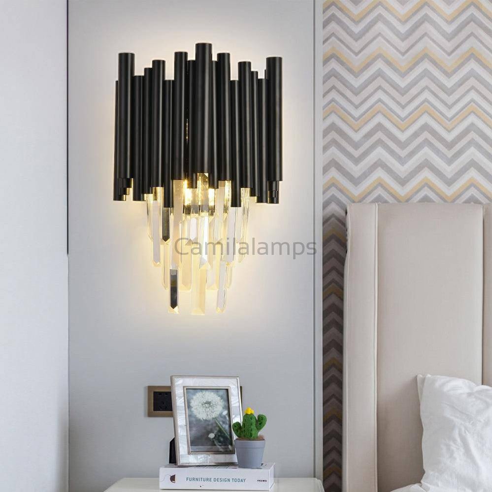 Harper Crystal Wall Sconce - Camilalamps - CAM - HA - 09