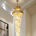 Harper Multiple Tier Crystal Chandelier For Staircase - Camilalamps - CAM1704