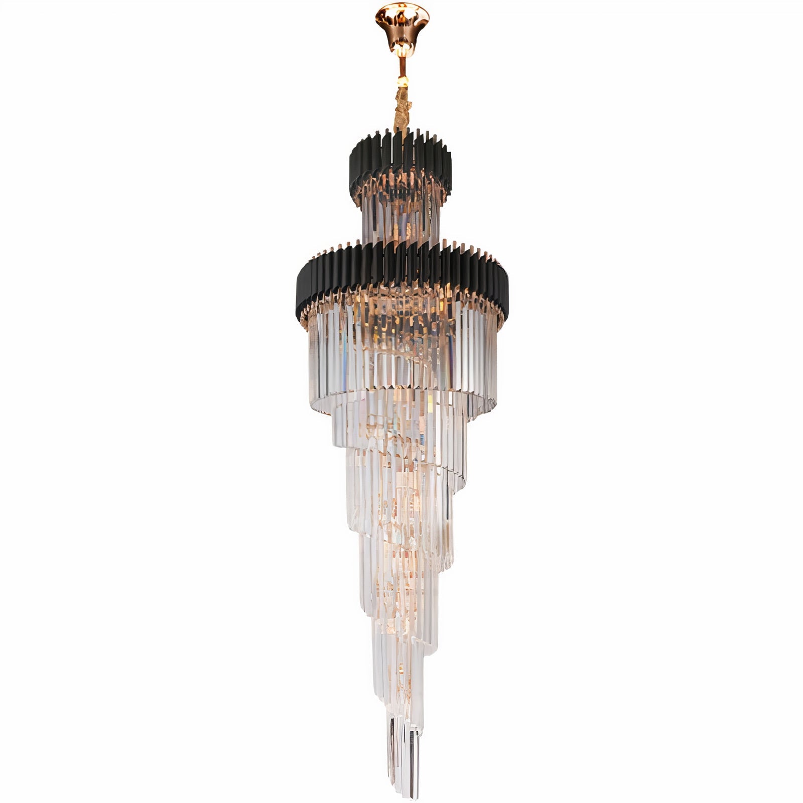 Harper Multiple Tier Crystal Chandelier For Staircase - Camilalamps - CAM1699