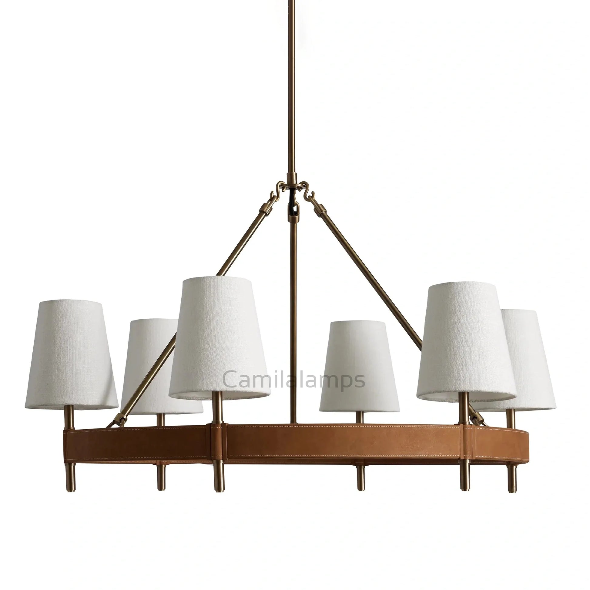 Hastings 6 - Light Halo Chandelier - Camilalamps - Ca-110109H637