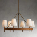 Hastings 6 - Light Halo Chandelier - Camilalamps - CA - 10109H637