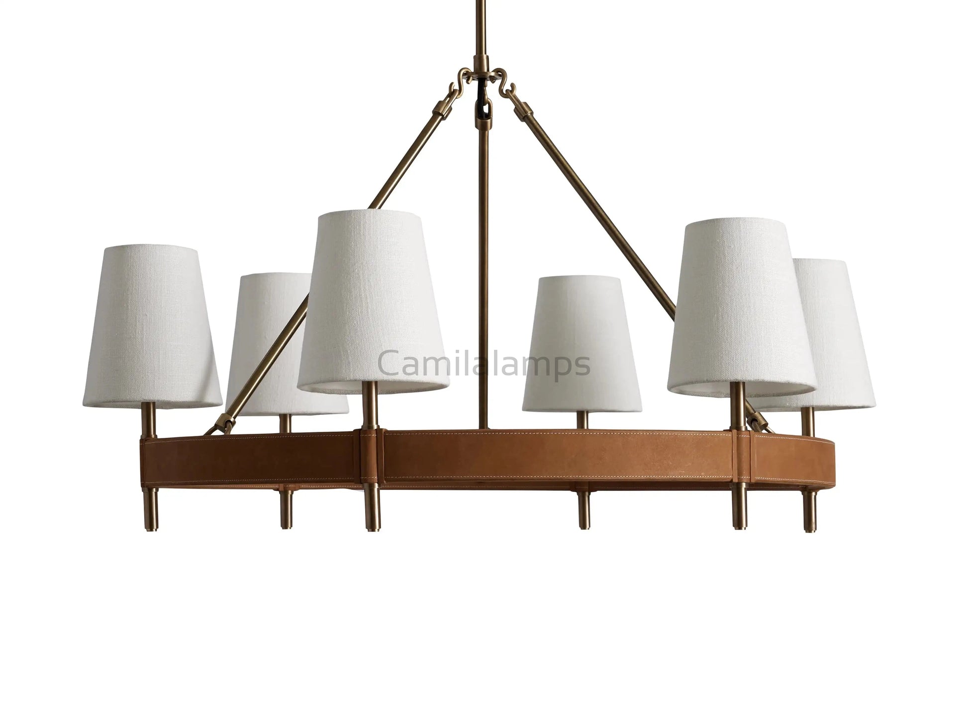 Hastings 6 - Light Halo Chandelier - Camilalamps - CA - 10109H637