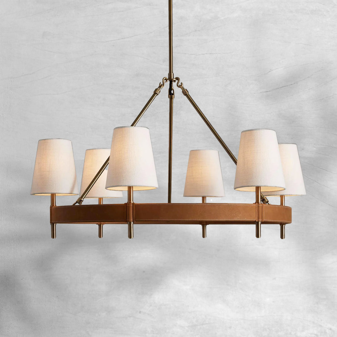 Hastings 6 - Light Halo Chandelier - Camilalamps - Ca-110109H637