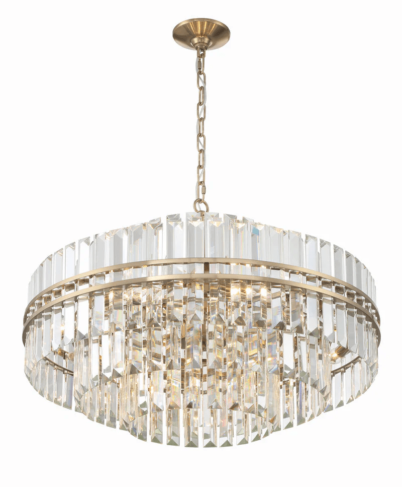 Hayer Round Crystal Chandelier - Camilalamps - CA - HAL - 02