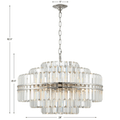 Hayer Round Crystal Chandelier - Camilalamps - CA - HAL - 02