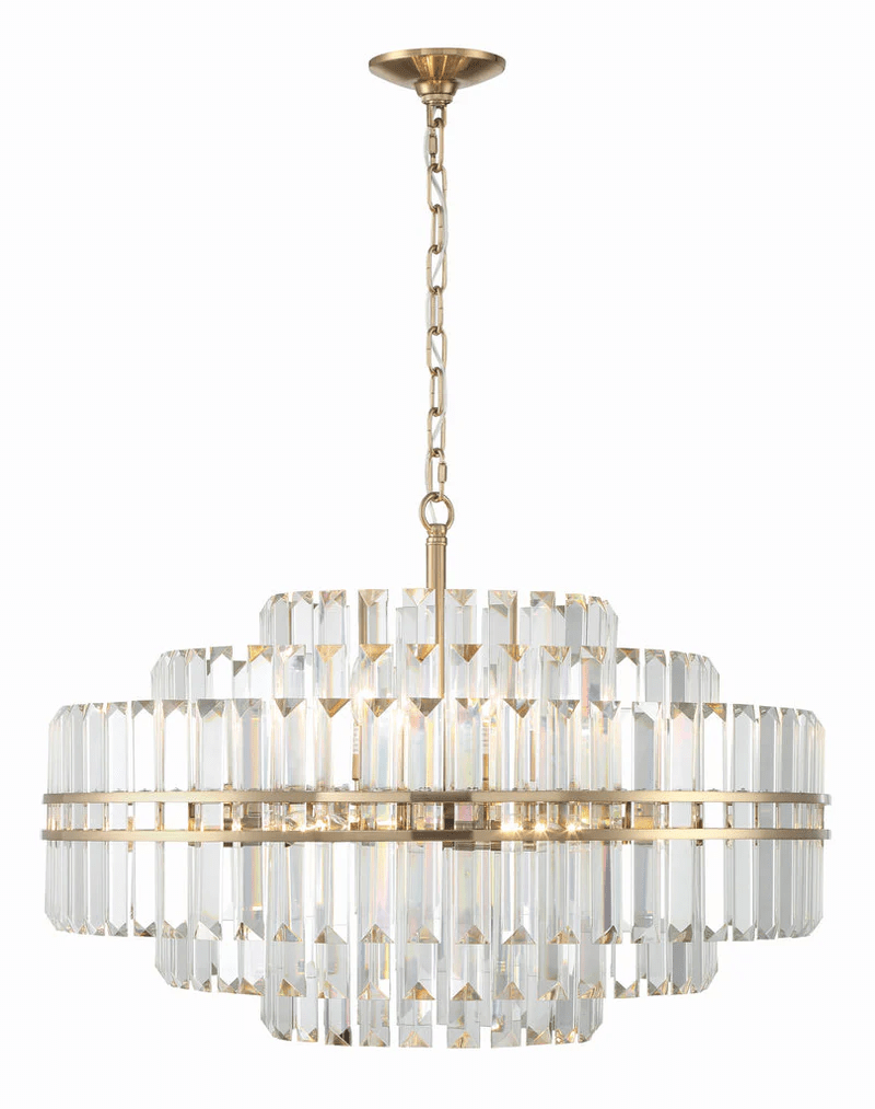 Hayer Round Crystal Chandelier - Camilalamps - CA - HAL - 01