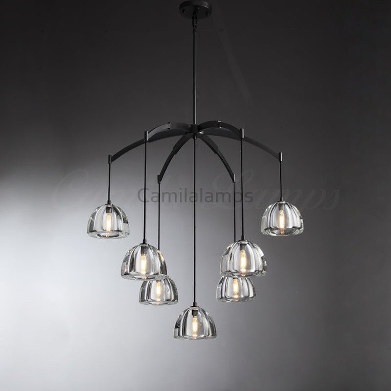 Hemispheae Modern Crystal Chandelier 36", 48", 60" - Camilalamps - CAM1649
