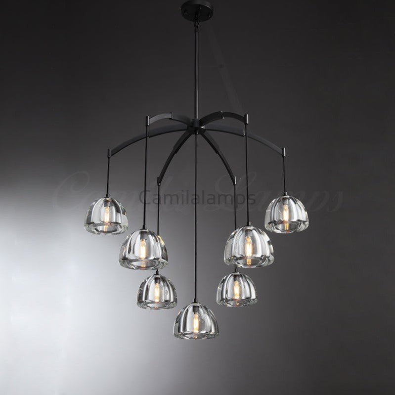 Hemispheae Modern Crystal Chandelier 36", 48", 60" - Camilalamps - CAM1649
