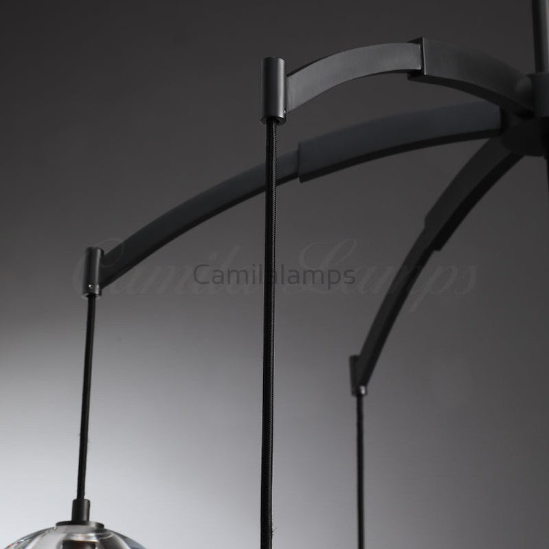 Hemispheae Modern Crystal Chandelier 36", 48", 60" - Camilalamps - CAM1649