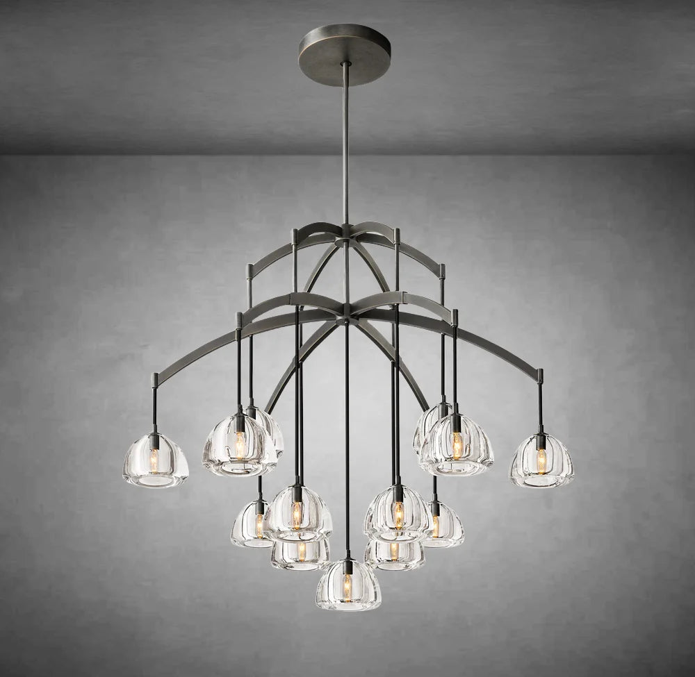 Hemispheae Modern Crystal Chandelier 36", 48", 60" - Camilalamps - CAM1649