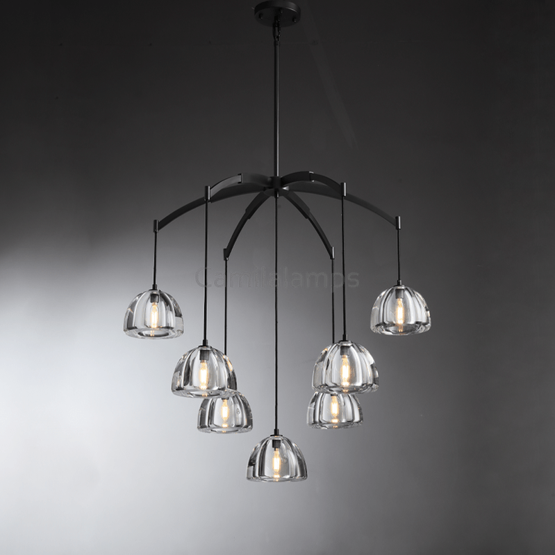 Hemispheae Modern Crystal Chandelier 36", 48", 60" - Camilalamps - CAM1649