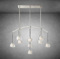 Hemispheae Modern Glass Linear Chandelier 54'' 72'' - Camilalamps - Ca-1DL1227-13