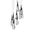 Hibiscus LED Multi Light Pendant Light - Camilalamps - CA - 21209 - BK
