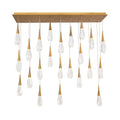 Hibiscus Linear LED Multi Pendant Light - Camilalamps - CA - 21223L - AB