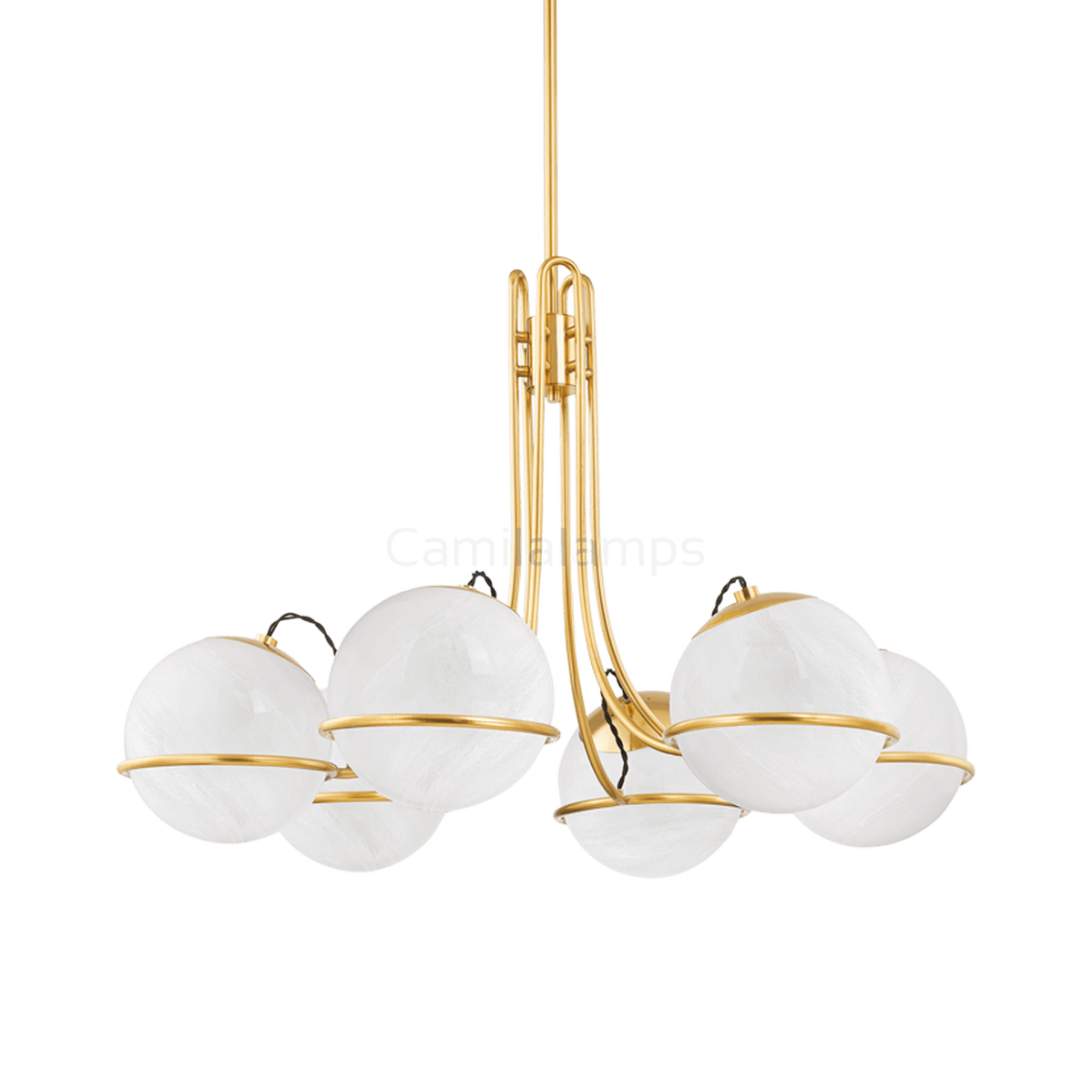 Hingham Clear Functional Design Chandelier - Camilalamps - 3940-1aGB