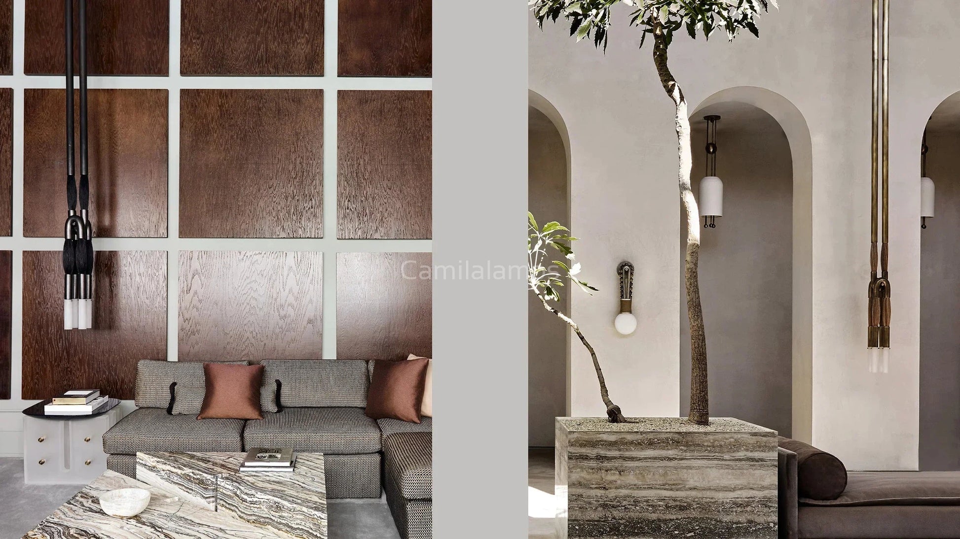 Horsehair Pendant Light - Camilalamps - CAA - 1Z0200