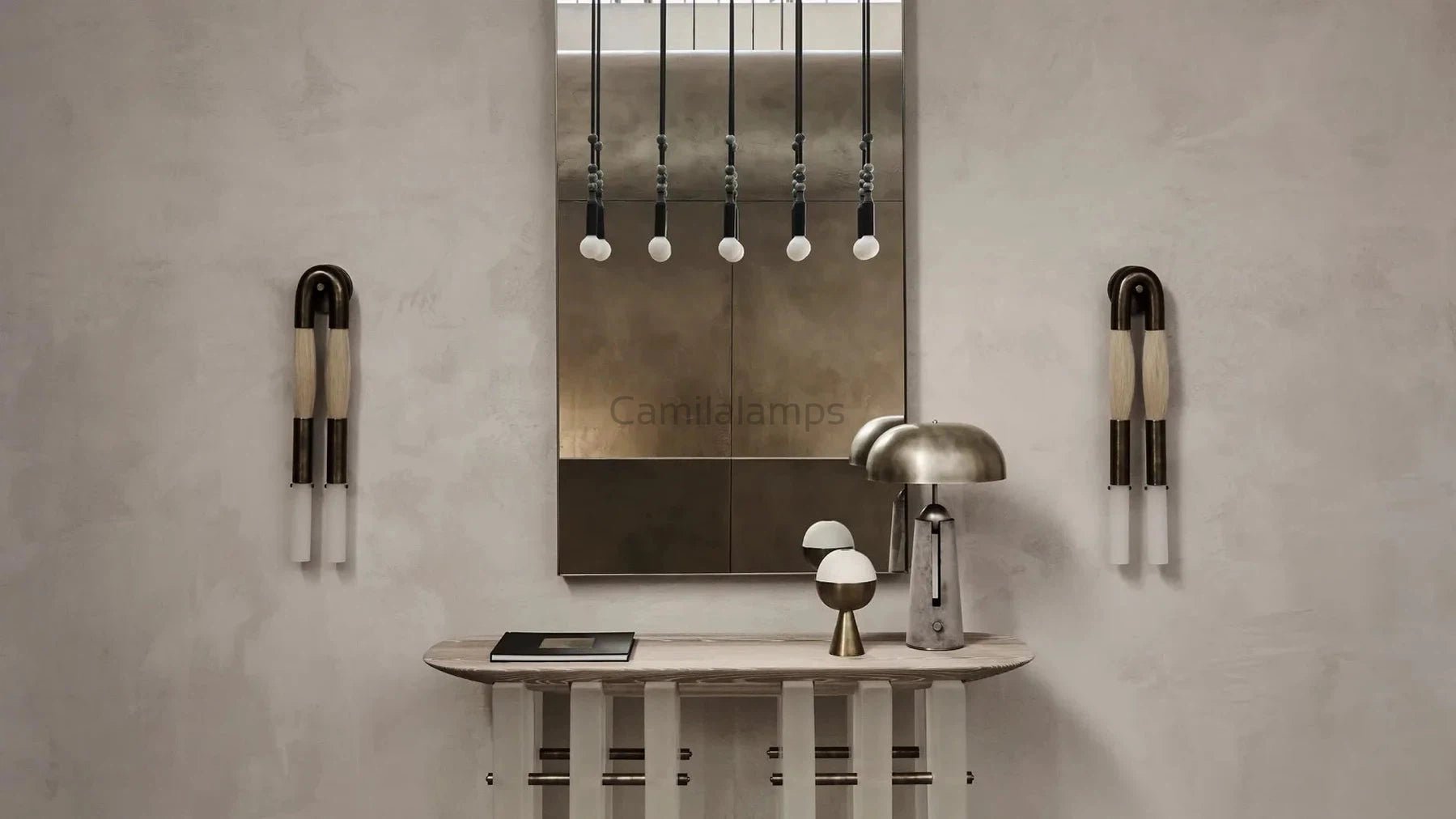 HORSEHAIR : SCONCE - Camilalamps - CA - hor - 004