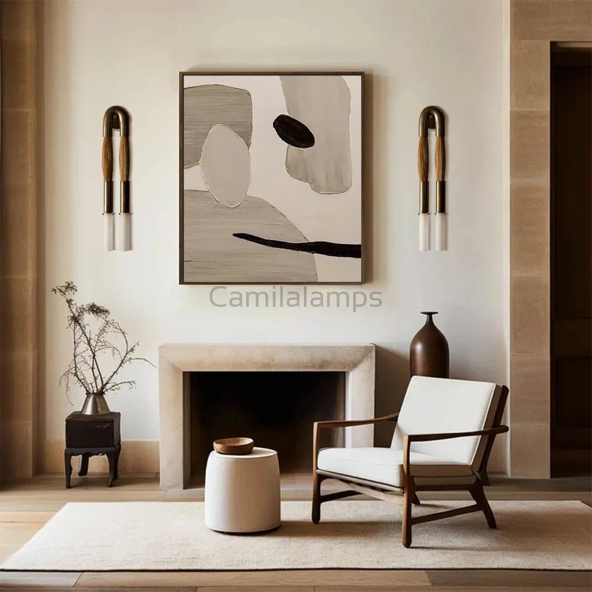 HORSEHAIR : SCONCE - Camilalamps - CA - hor - 011