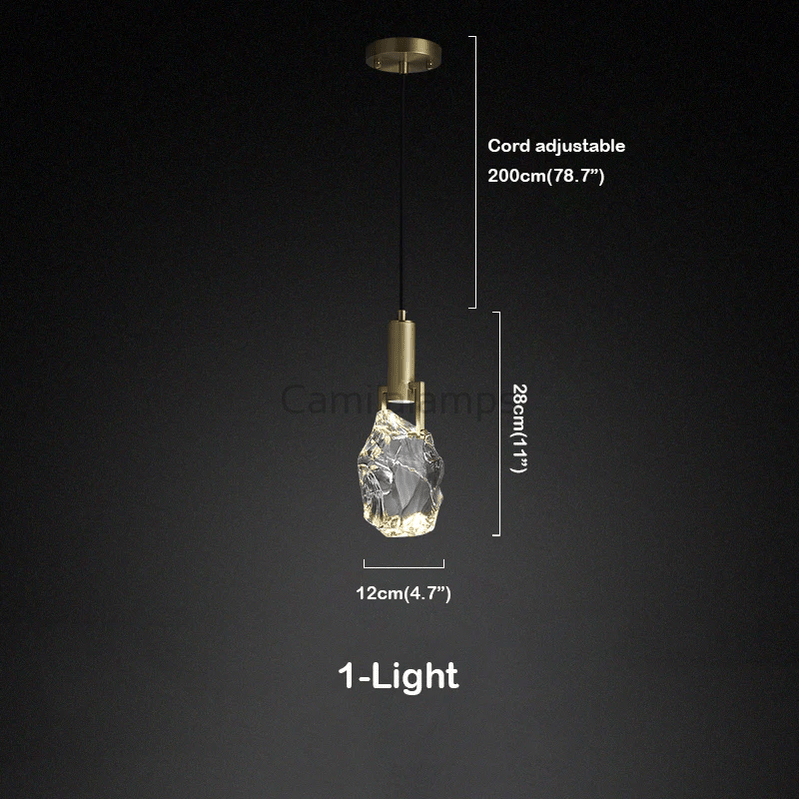 Hosea Modern Crystal Pendant Light - Camilalamps - CA - ILM1257