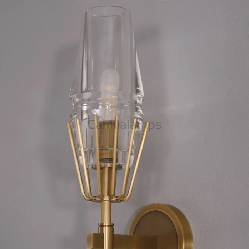 Howar Modern Single Crystal Wall Sconce - Camilalamps - ILM0903
