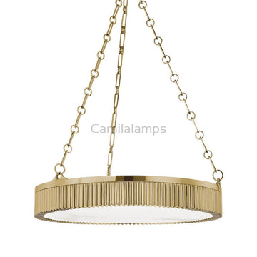 Hudson Valley Brass Round Chandelier(30%) - Camilalamps - Caa-11Z0024