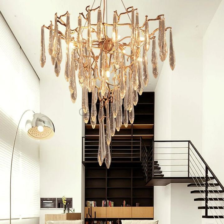 Icicle Crystal Luxury Chandelier - Camilalamps - Ca-1BU2024-1C1849