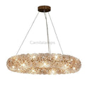 Iissabelle Flower Crystal Chandelier - Camilalamps - Ca-1a-1598
