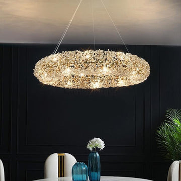 Iissabelle Flower Crystal Chandelier - Camilalamps - Ca-1a-1598