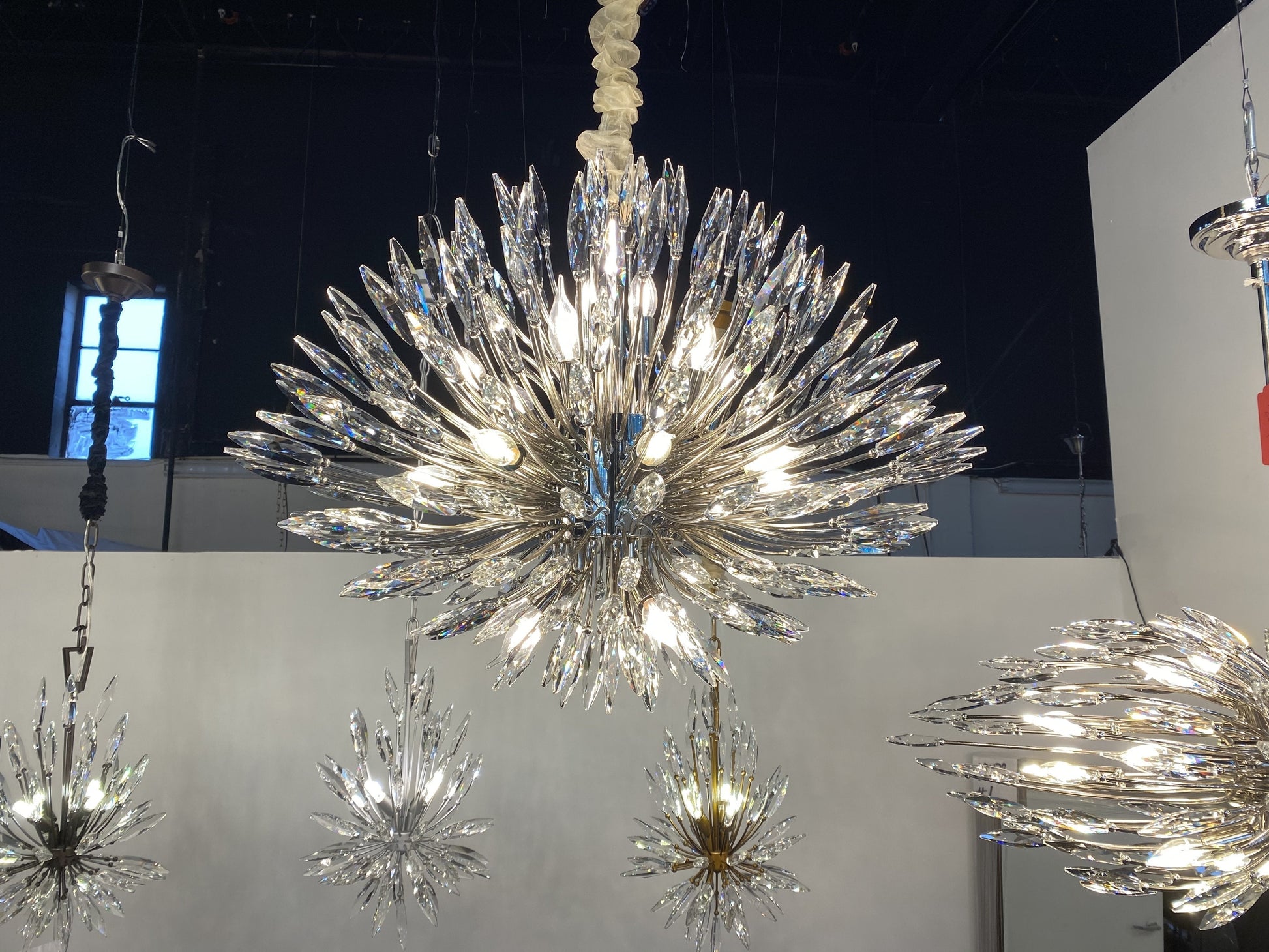 Lily Starburst Crystal Sputnik Chandelier - Camilalamps - CA-LSCSCC-04