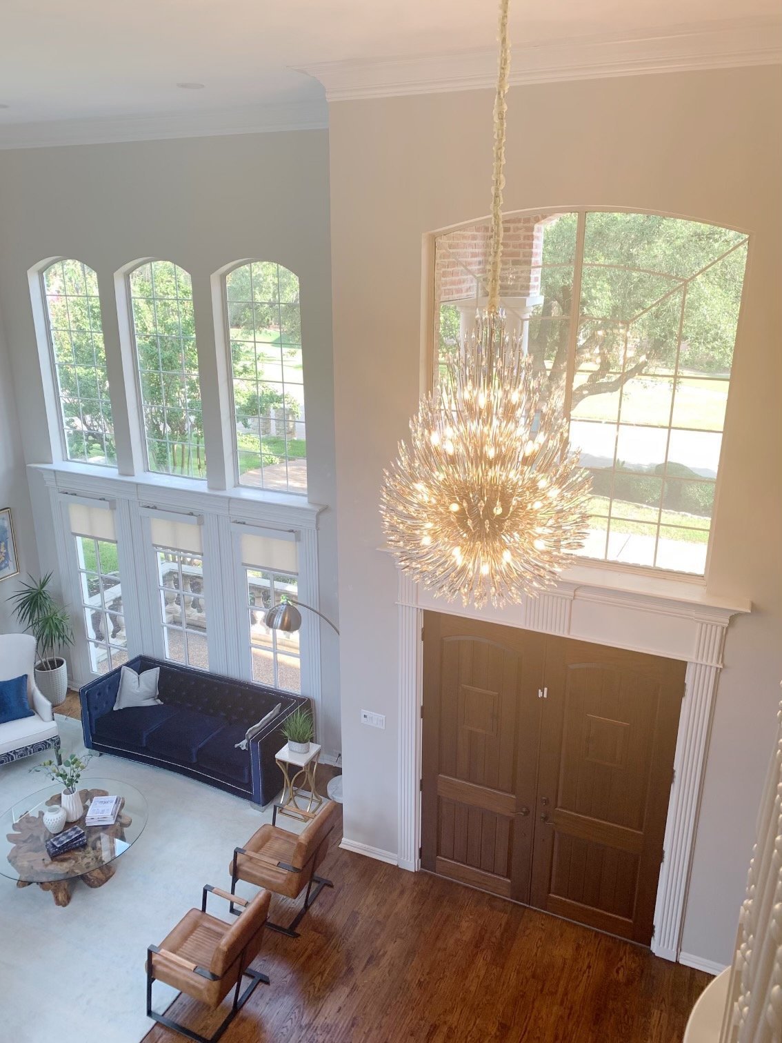 Lily Starburst Crystal Sputnik Chandelier - Camilalamps - CA-LSCSCC-04