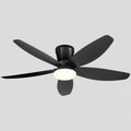 Indoor/Outdoor Recessed Black Ceiling Fan Light - Camilalamps - CA - 42IN - 42CB