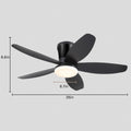 Indoor/Outdoor Recessed Black Ceiling Fan Light - Camilalamps - CA - 36IN - 36CB