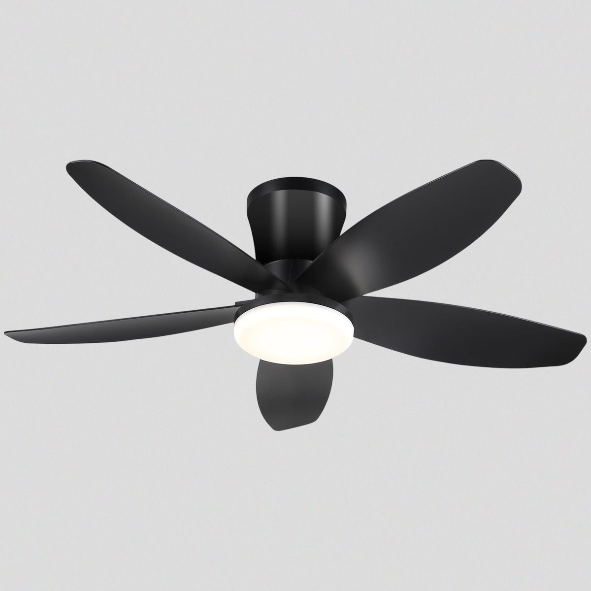 Indoor/Outdoor Recessed Black Ceiling Fan Light - Camilalamps - CA - 36IN - 36CB