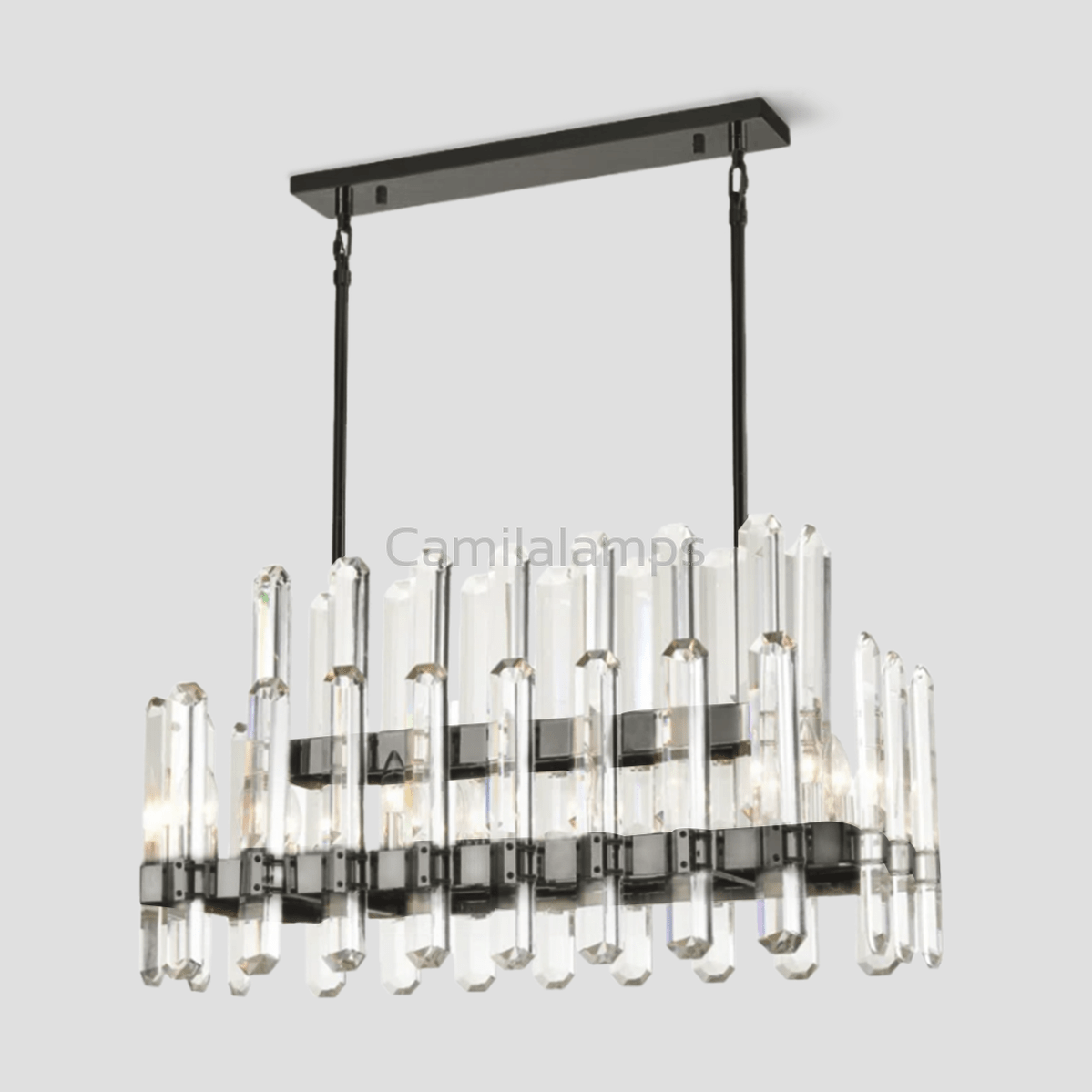 Isolde Crystal Linear Chandelier - Camilalamps - Ca-1LI2024-1C5851