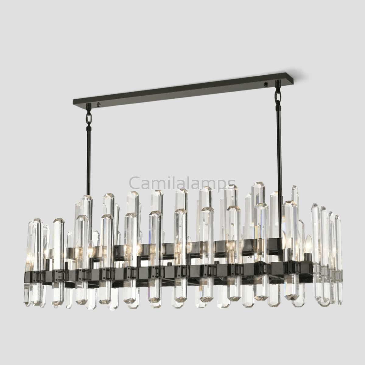 Isolde Crystal Linear Chandelier - Camilalamps - Ca-1LI2024-1C5854