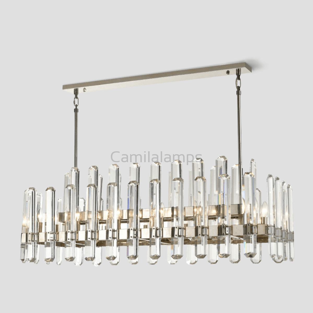 Isolde Crystal Linear Chandelier - Camilalamps - CA - LI2024 - C5855