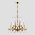 Isolde Crystal Round Chandelier - Camilalamps - CA - LI2024 - C5857