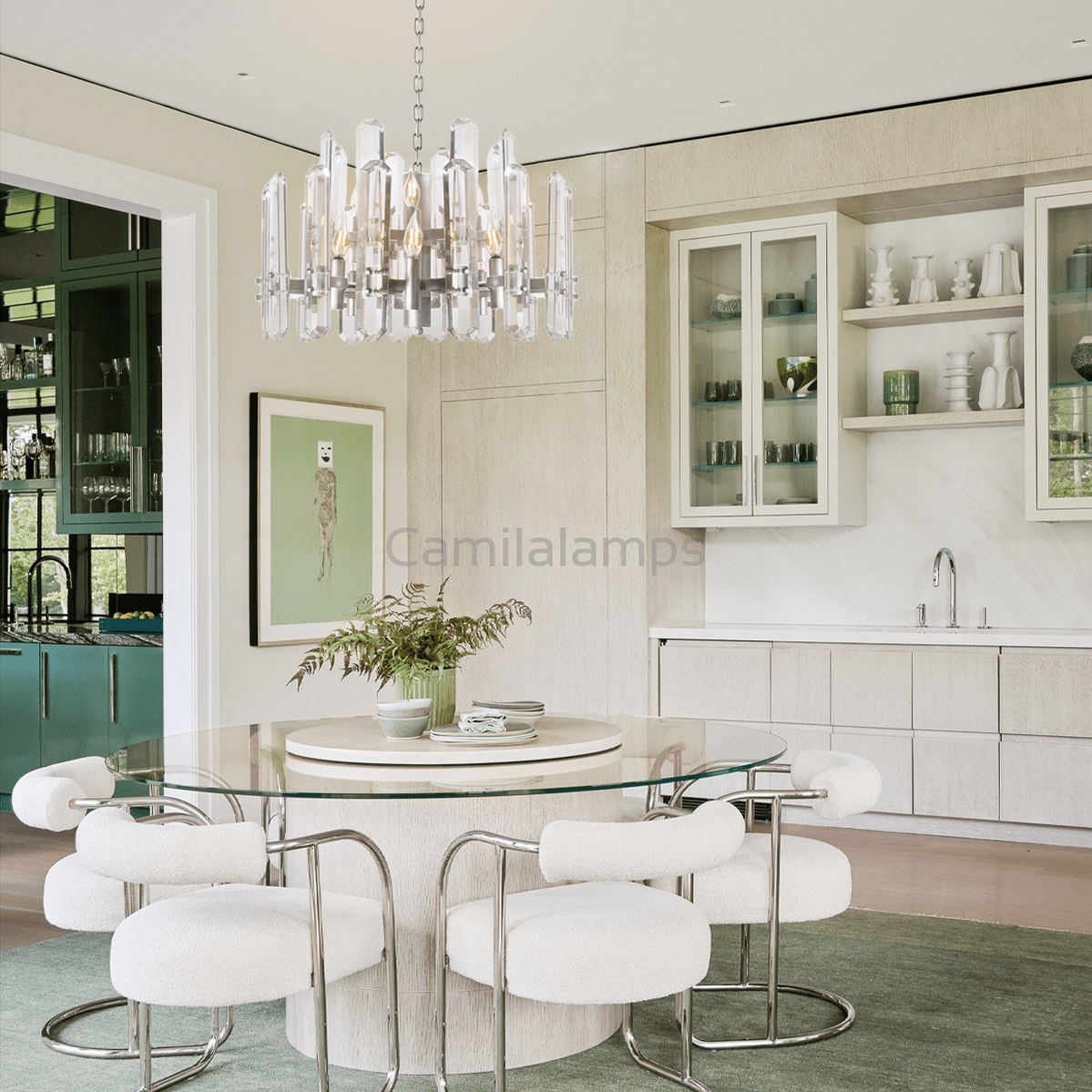 Isolde Crystal Round Chandelier - Camilalamps - Ca-1LI2024-1C5861