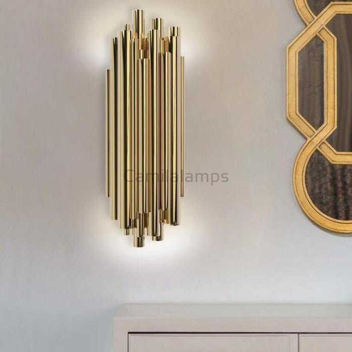 Isolde Stainless Steel Wall Sconce - Camilalamps - CAM - Is - 01