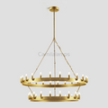 Jake Round 2 - Tier Chandelier - Camilalamps - Ca-1LI2024-1C5813