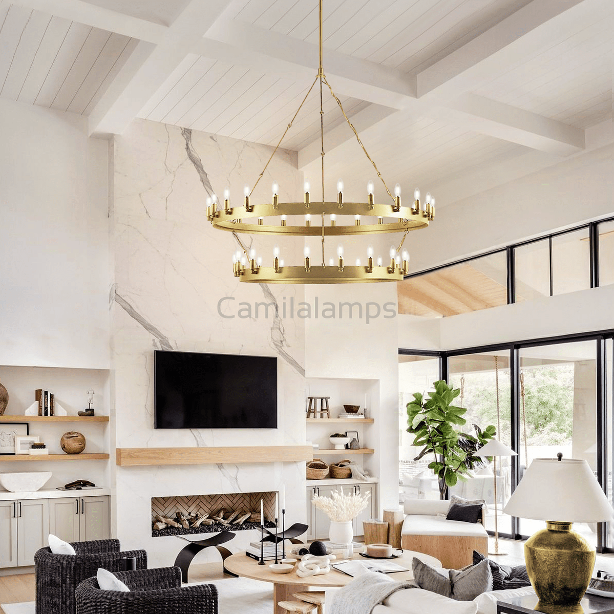Jake Round 2 - Tier Chandelier - Camilalamps - Ca-1LI2024-1C5814