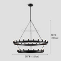 Jake Round 2 - Tier Chandelier - Camilalamps - Ca-1LI2024-1C5813