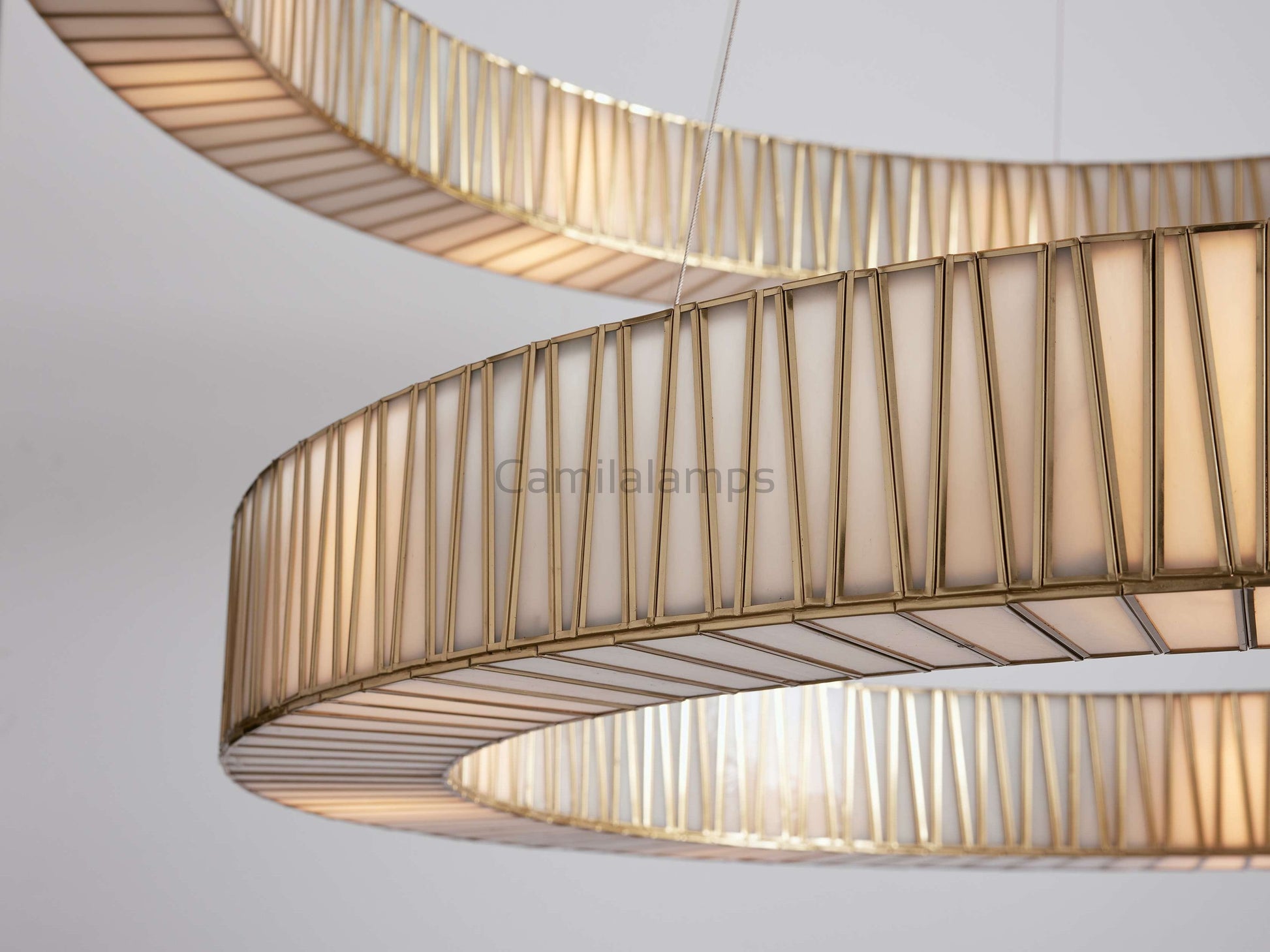 Junet 2 - Tier Round Chandelier 47.25"W 60"W - Camilalamps - jun47-12